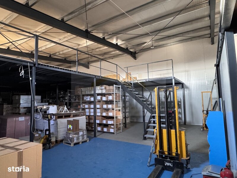 Ilfov Hala noua de inchiriat 500 mp cu birou si acces TIR langa autostrada A2
