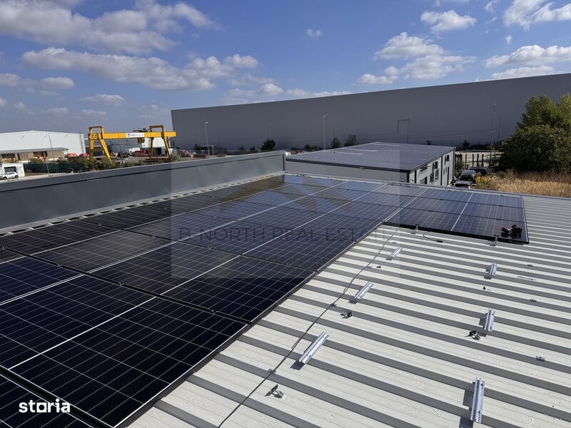Ilfov Hala noua de inchiriat 500 mp cu birou si acces TIR langa autostrada A2